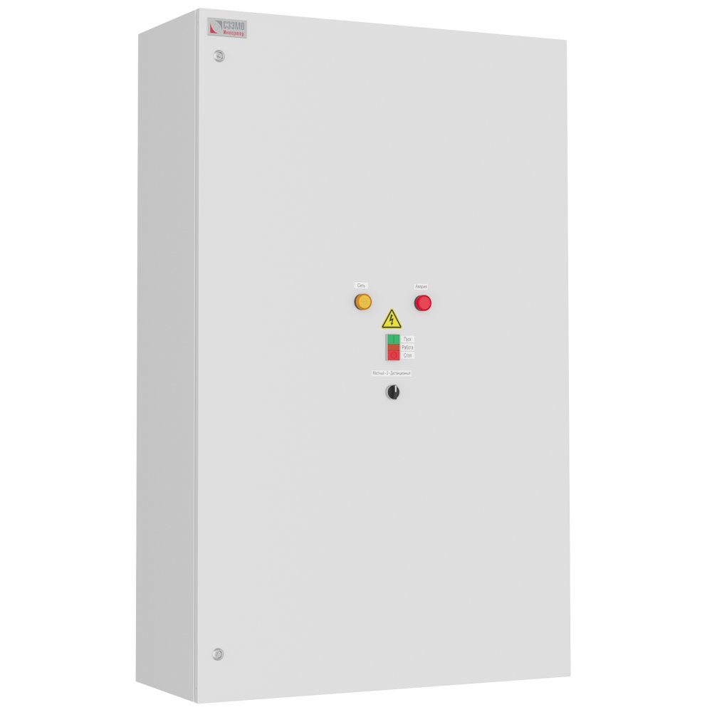 Шкаф управления двигателем с устройством плавного пуска 200кВт, 400А, 380В, IP54