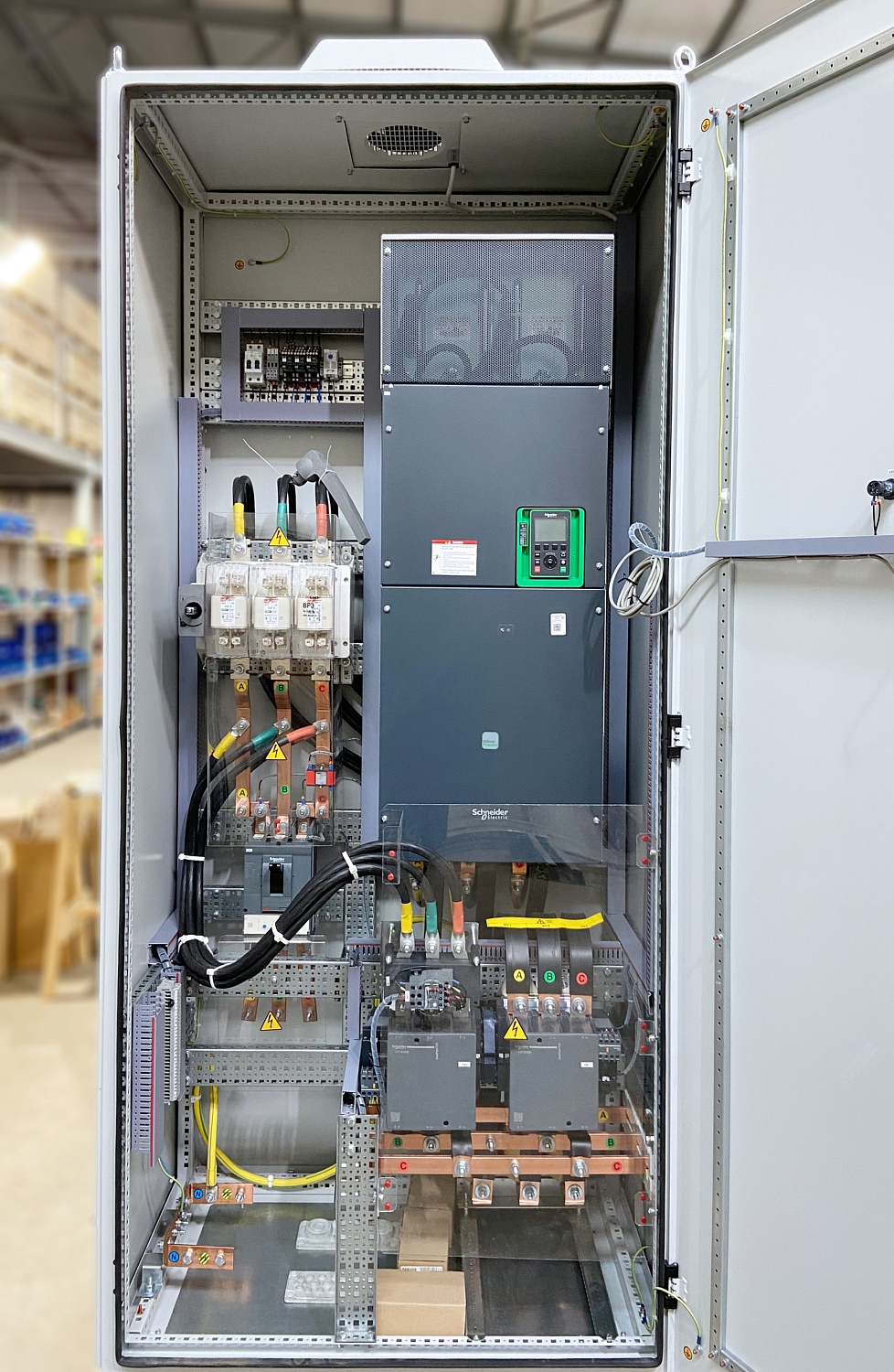 Шкафы управления насосами и дымососом для ТЭЦ