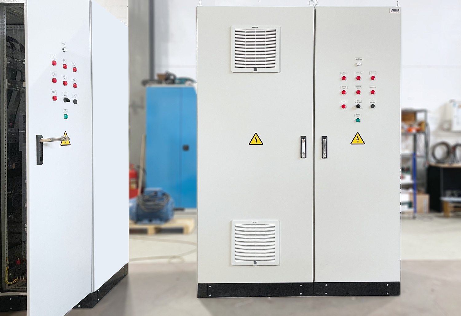 Шкаф управления дымососом для увеличения производительности цеха аммиачной селитры