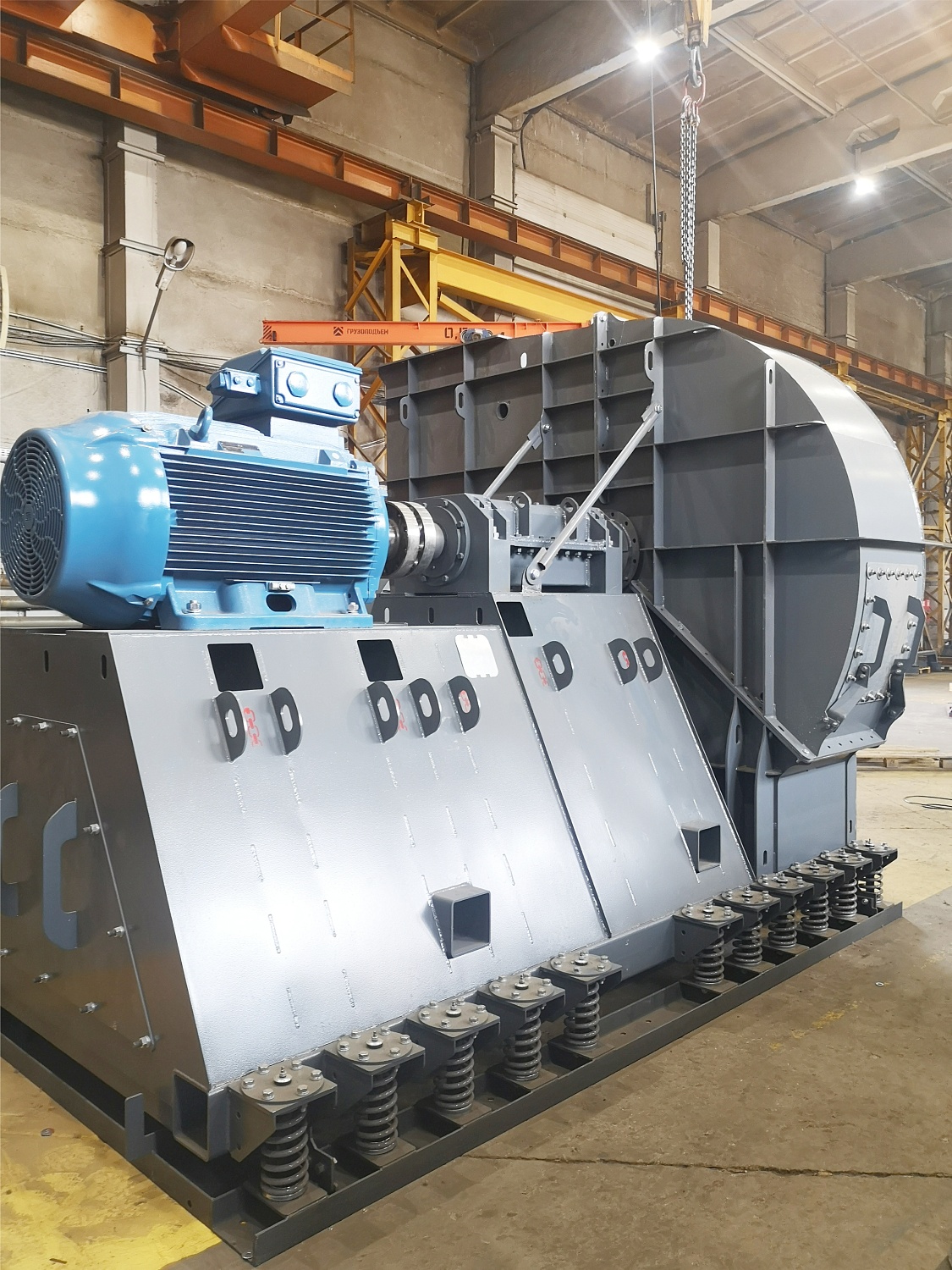 Шкаф управления дымососом для увеличения производительности цеха аммиачной селитры